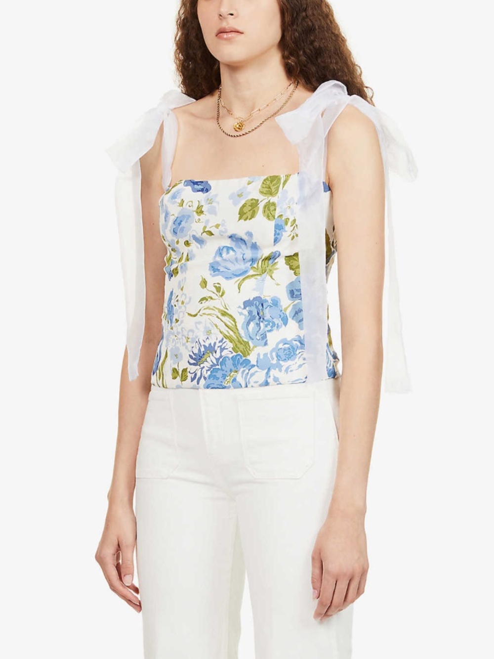 NEW Reformation Zoey Top Lucca 12 - Picture 5 of 17
